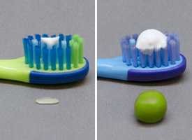 a child's toothbrush