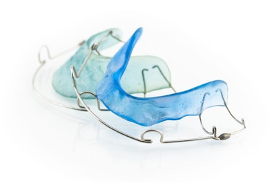 blue retainers for teeth